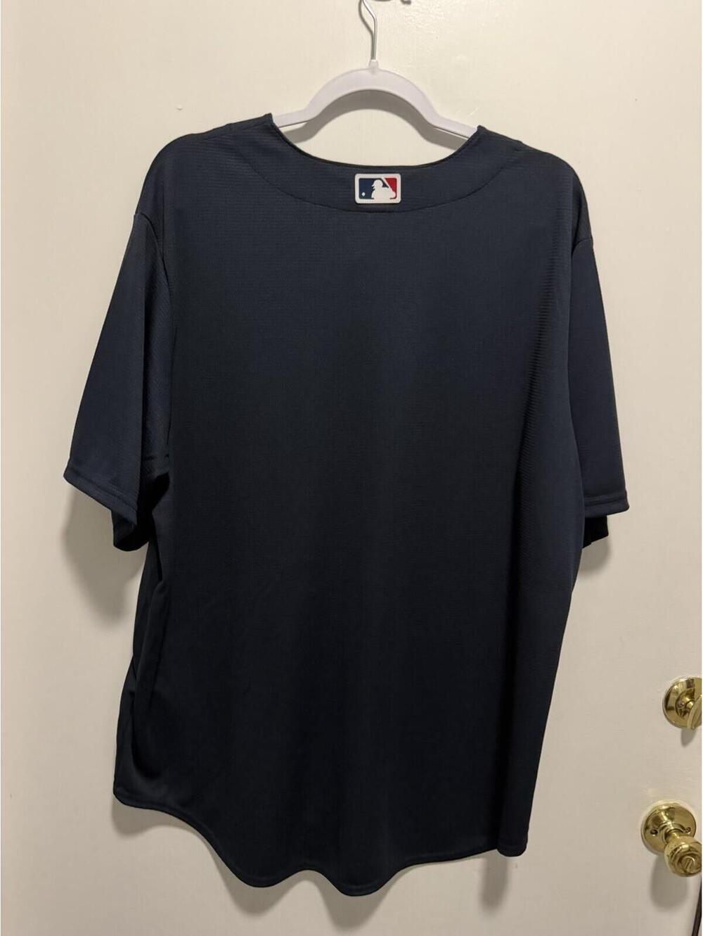 Nike Navy Men's Cleveland Guardians Alternate Jersey XL